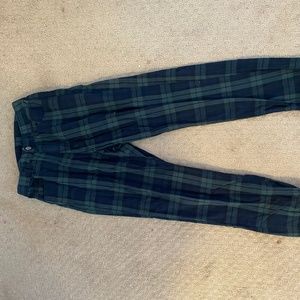 Brandy Melville Blue and Green Tilden Pants